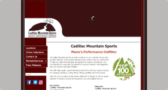 Desktop Screenshot of cadillacsports.com